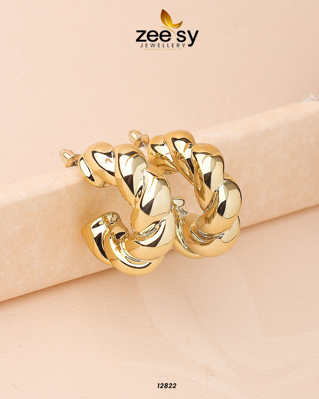 Twisted Hoop Earring - Libasekhas