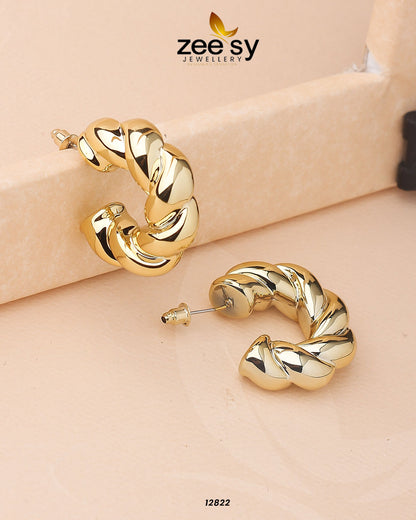 Twisted Hoop Earring - Libasekhas