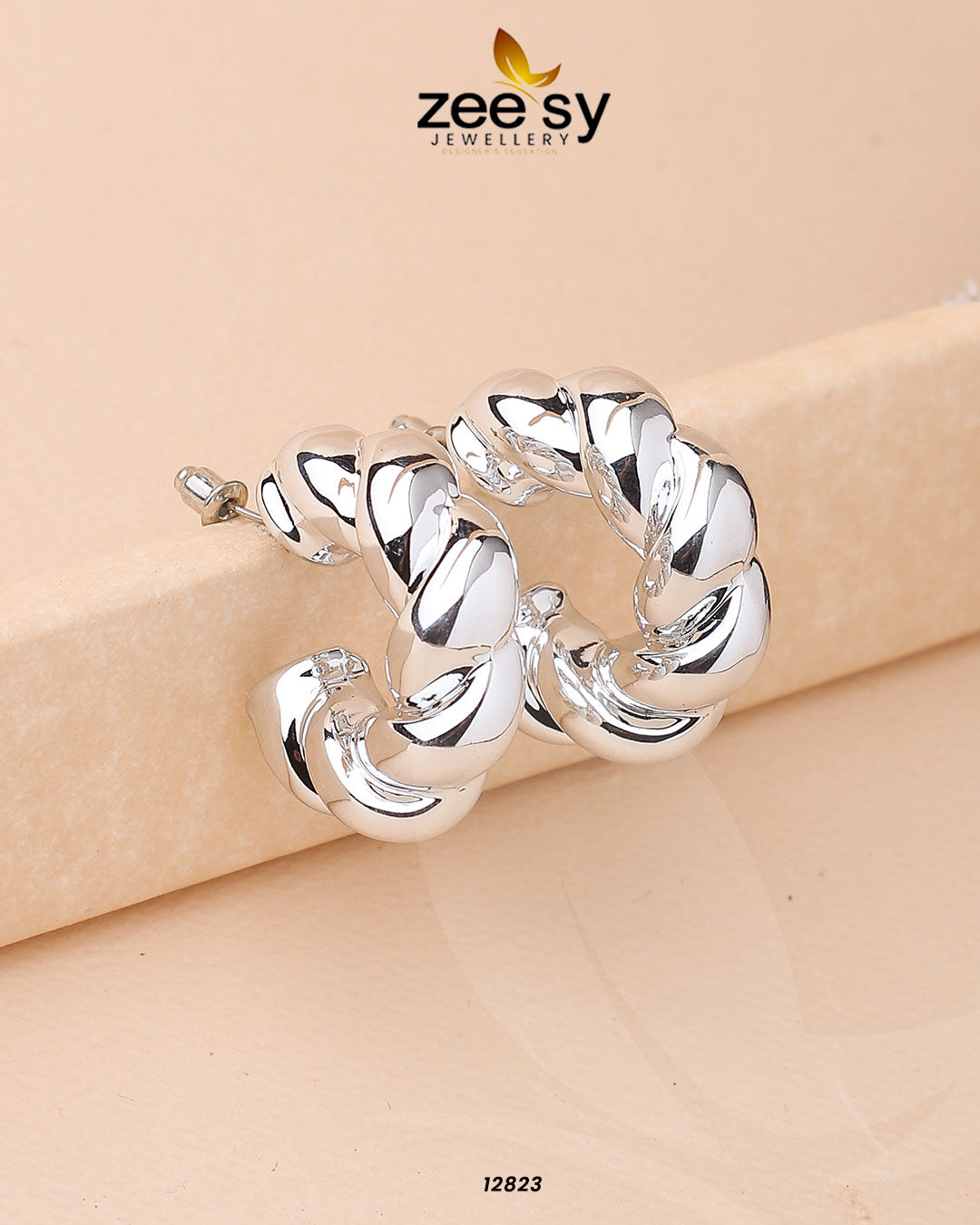 Twisted Hoop Earring - Libasekhas