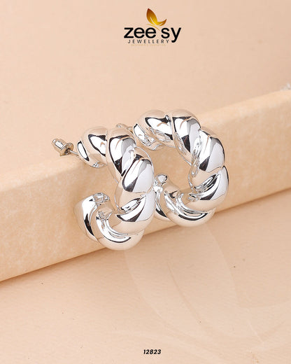 Twisted Hoop Earring - Libasekhas