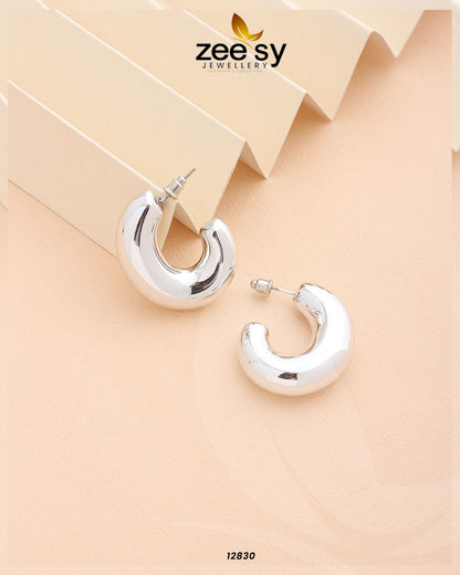 C-Type Stud Earrings - Libasekhas