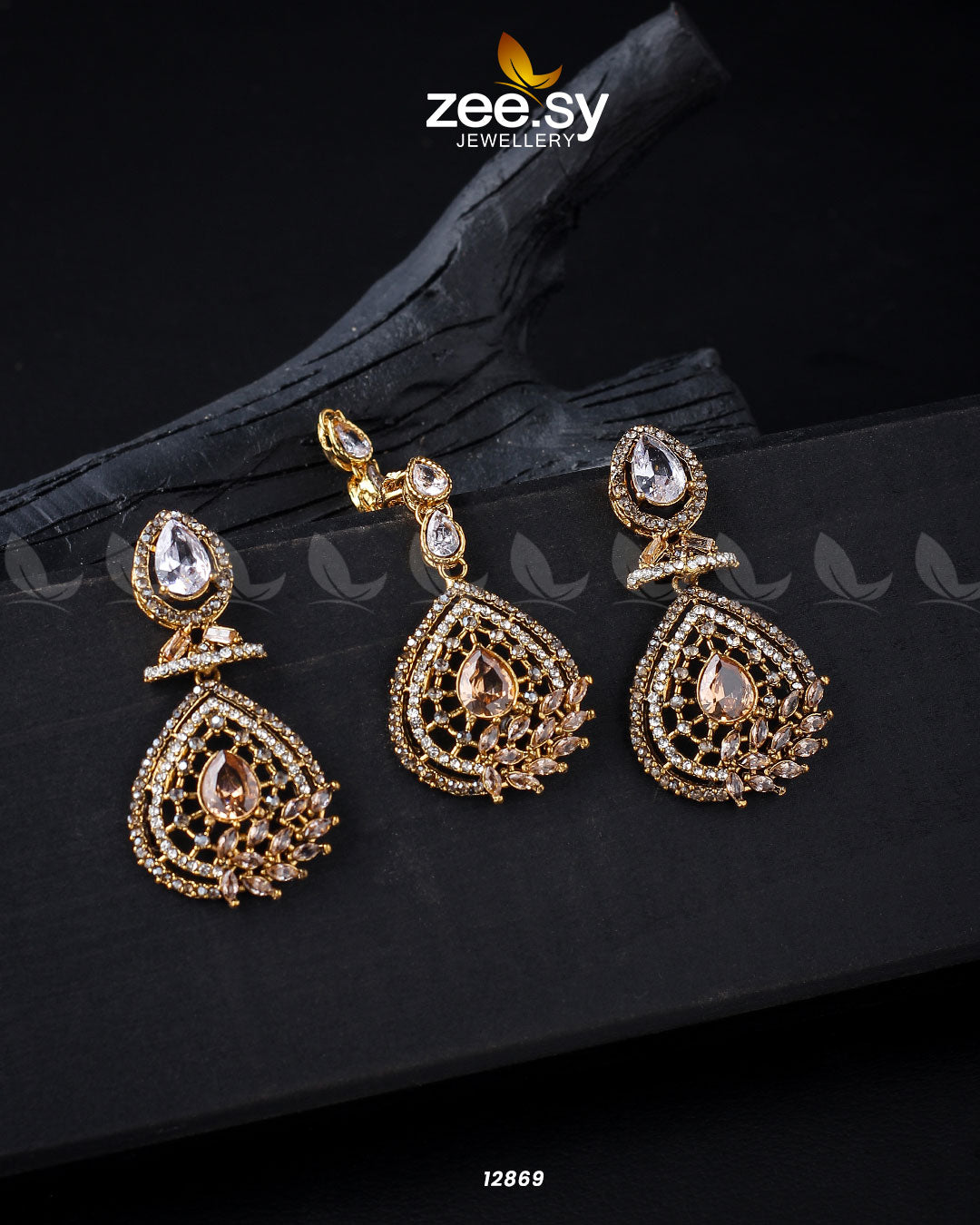 Plumeria Earrings - Libasekhas