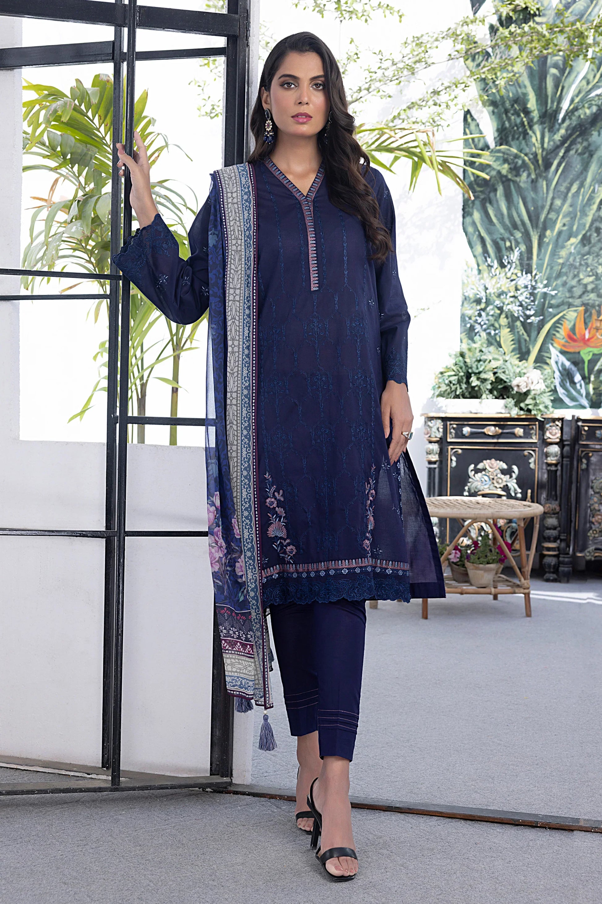 LSM | Spring Embroidered | 0122 - House Of Anaya