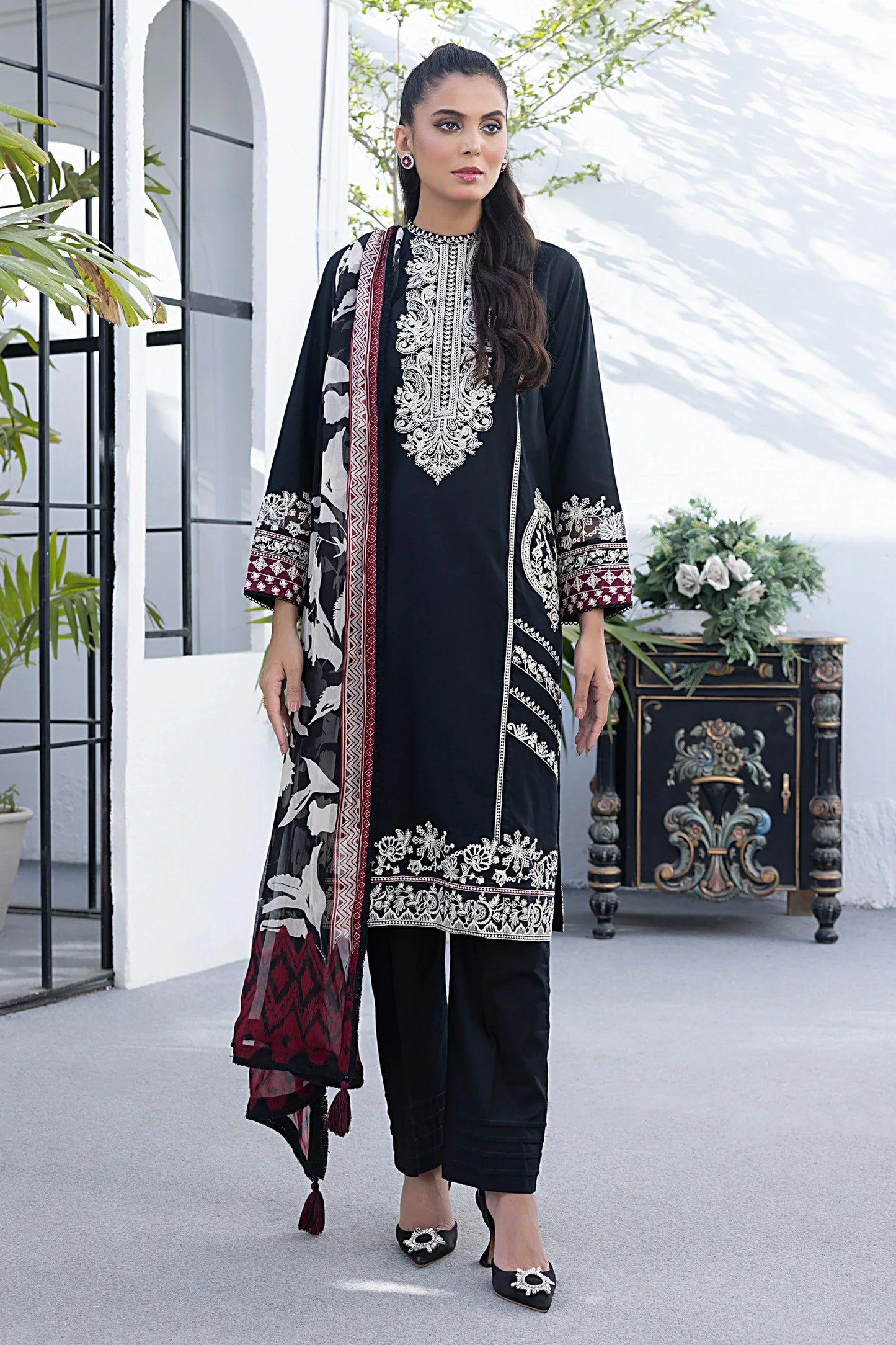 LSM | Spring Embroidered | 0021 - House Of Anaya