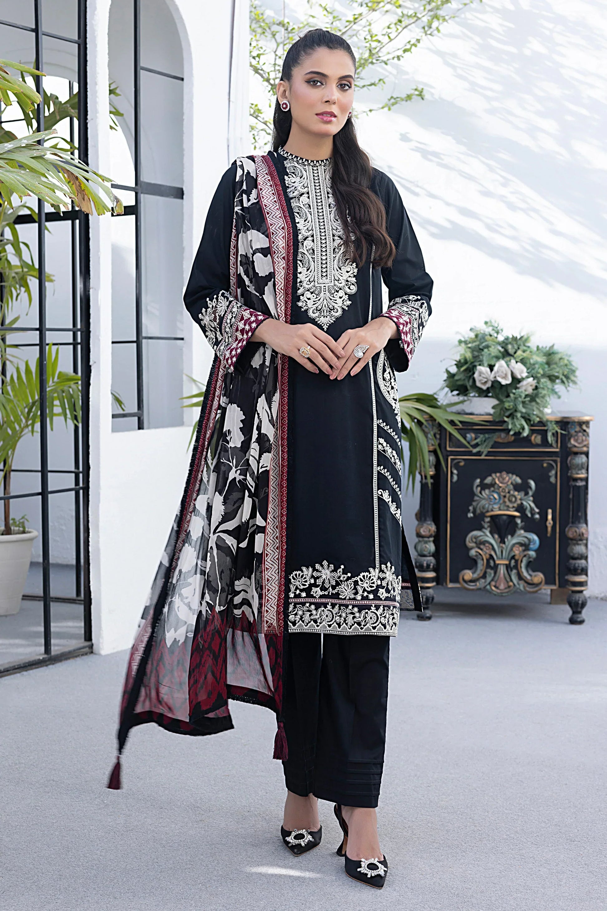 LSM | Spring Embroidered | 0021 - House Of Anaya