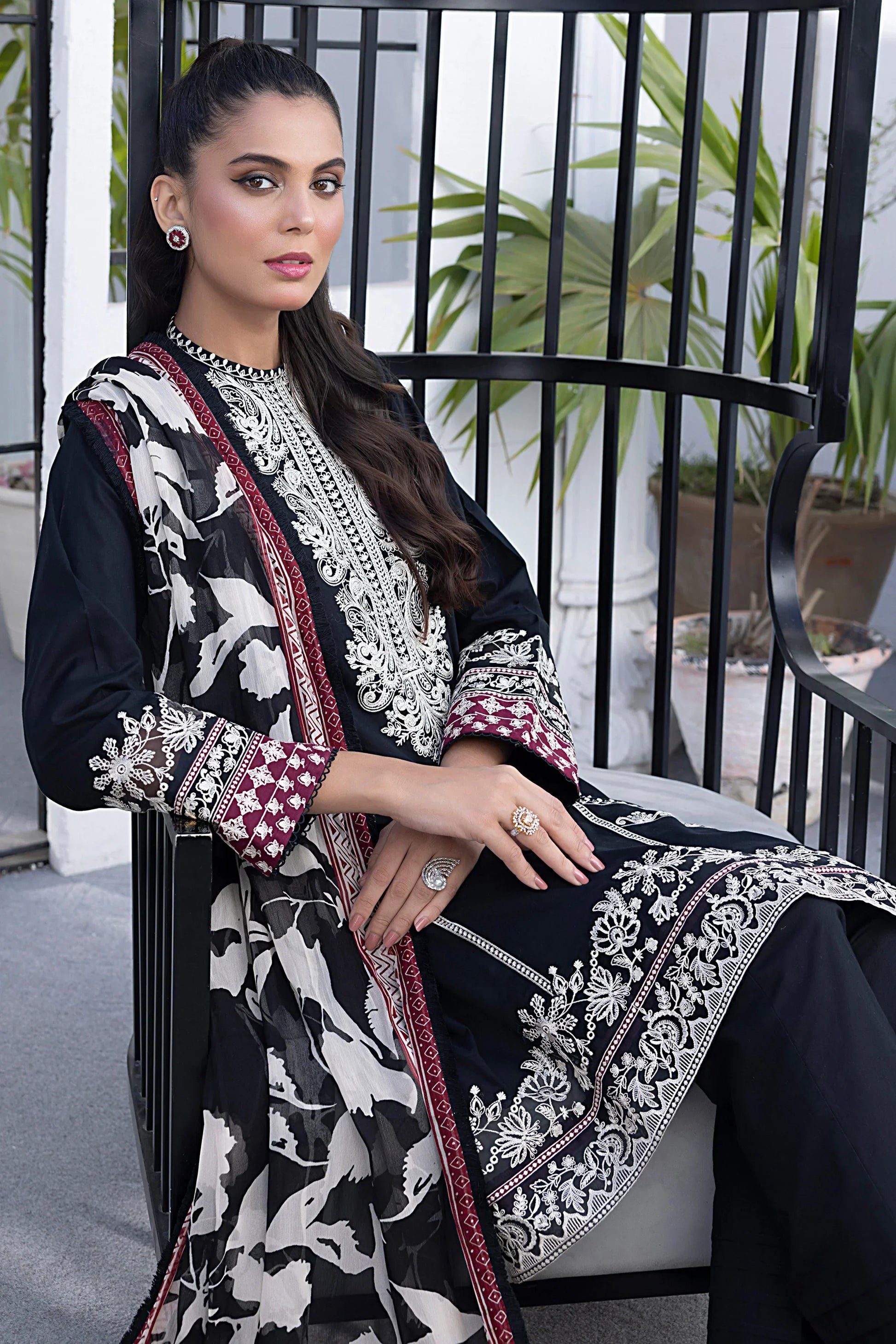 LSM | Spring Embroidered | 0021 - House Of Anaya