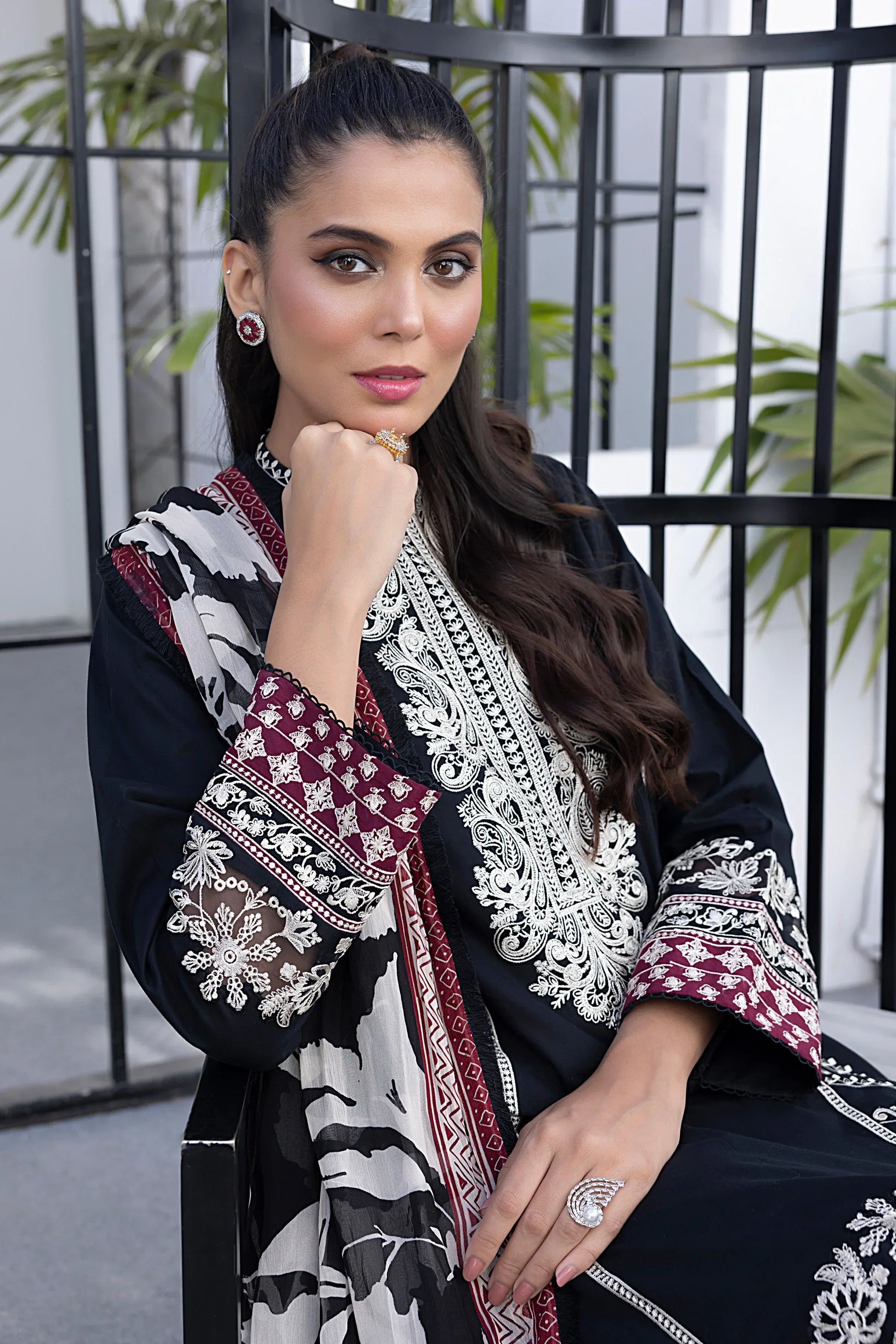 LSM | Spring Embroidered | 0021 - House Of Anaya