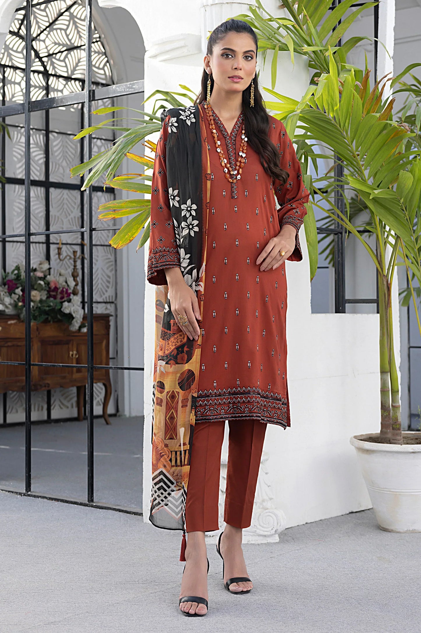 LSM | Spring Embroidered | 0179 - House Of Anaya