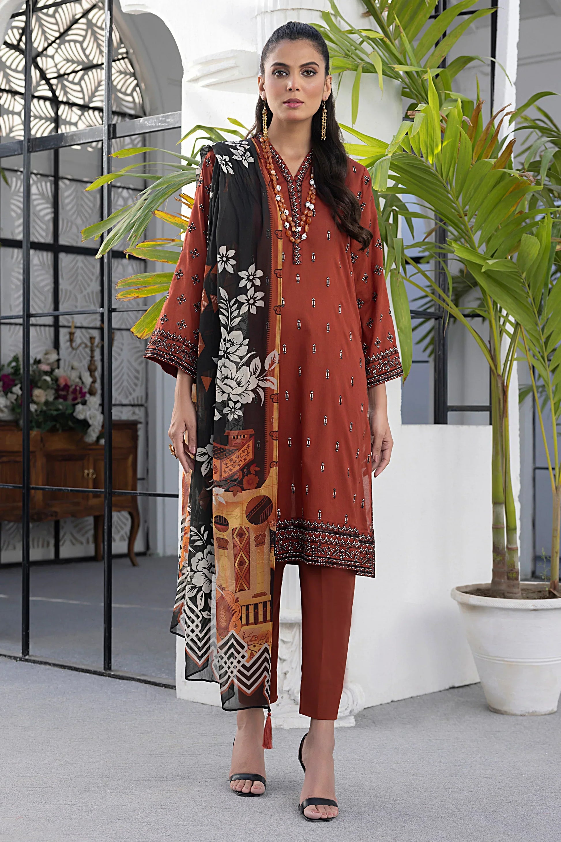LSM | Spring Embroidered | 0179 - House Of Anaya