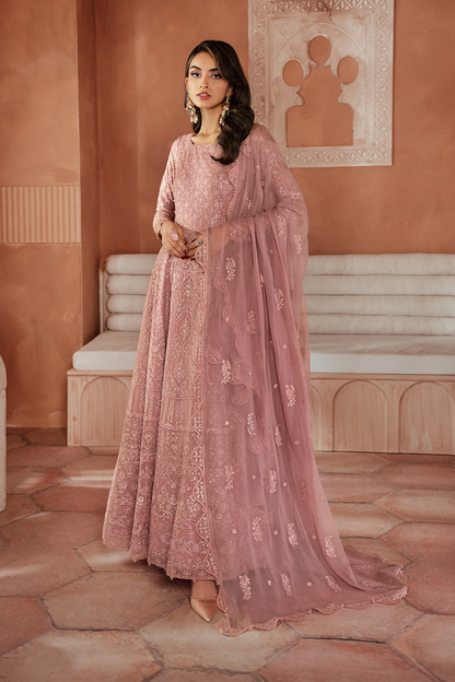 Iznik | Chiffon Kari | ICK-04 Embroidered Chiffon - House Of Anaya
