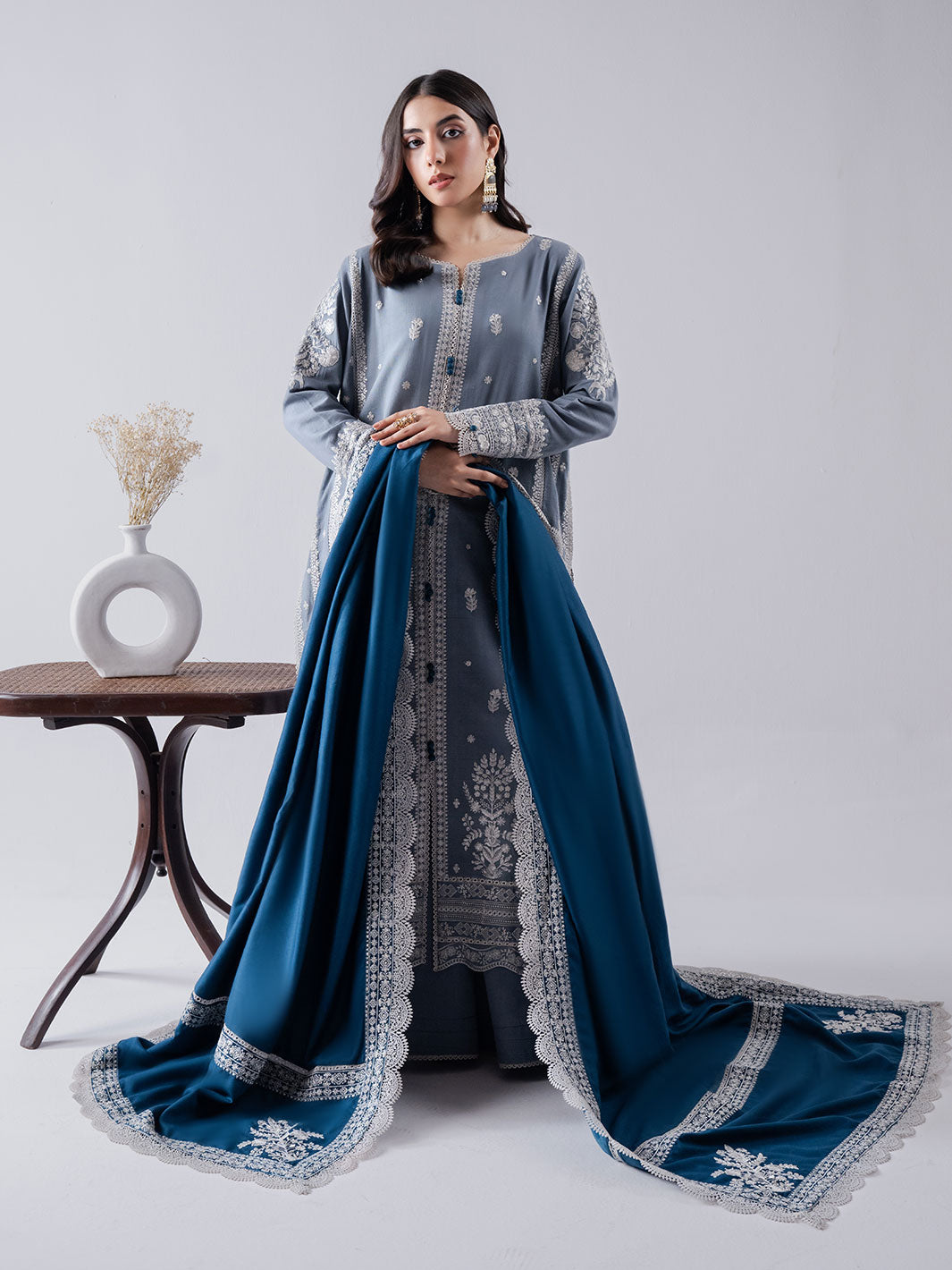 Faiza Faisal | Winter Edit 2024 | ELAAF - House Of Anaya
