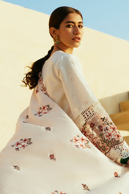 Cross Stitch | Premium Lawn 24 | PASTEL PINK - House Of Anaya