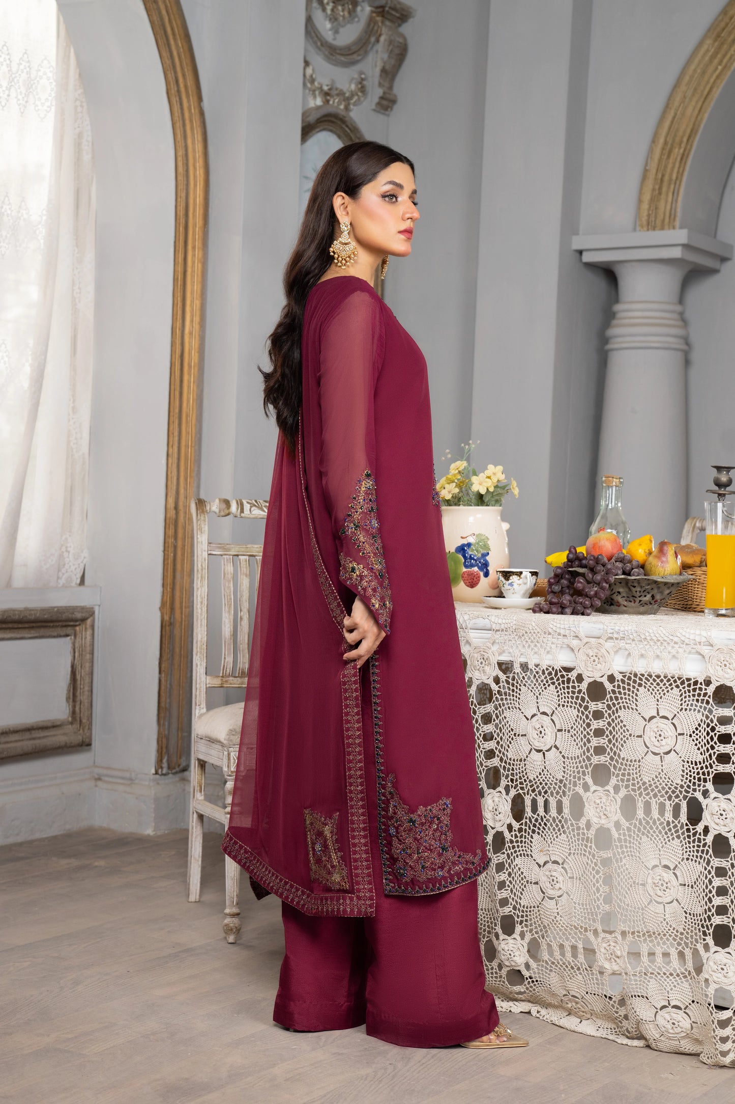 Sifa | Semi Formals | SF-25 - Red