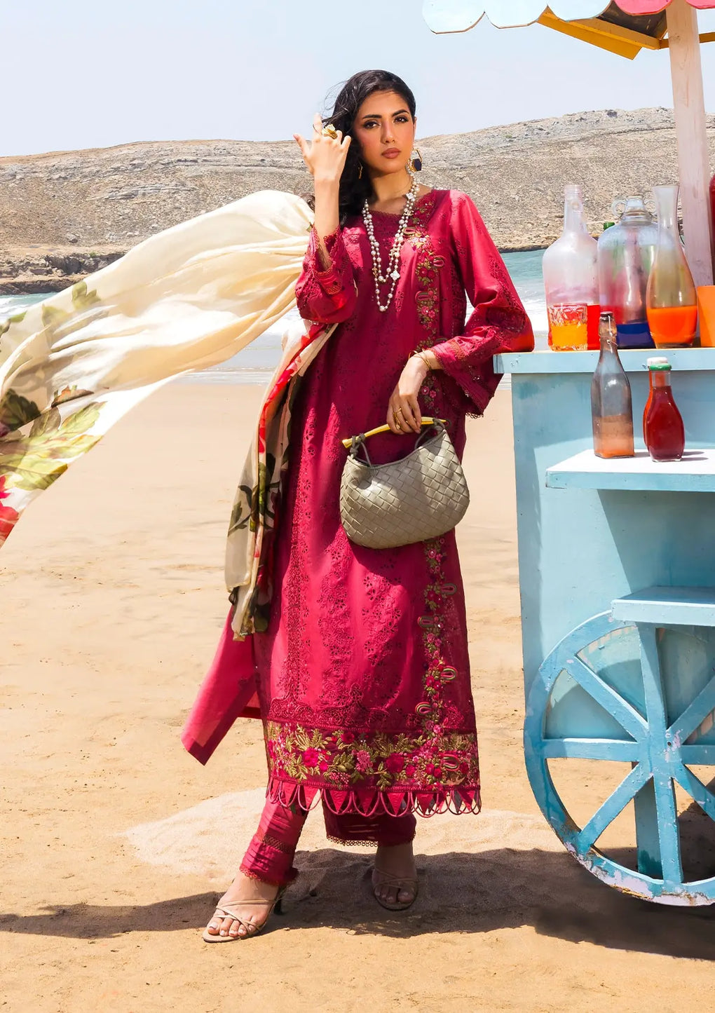 Elaf Premium | Hai Kuch Festive Lawn 24 | EHK-05 Naaz - House Of Anaya