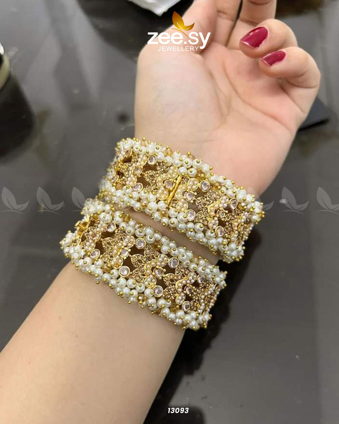 Gajra Kangan Bangles - Libasekhas