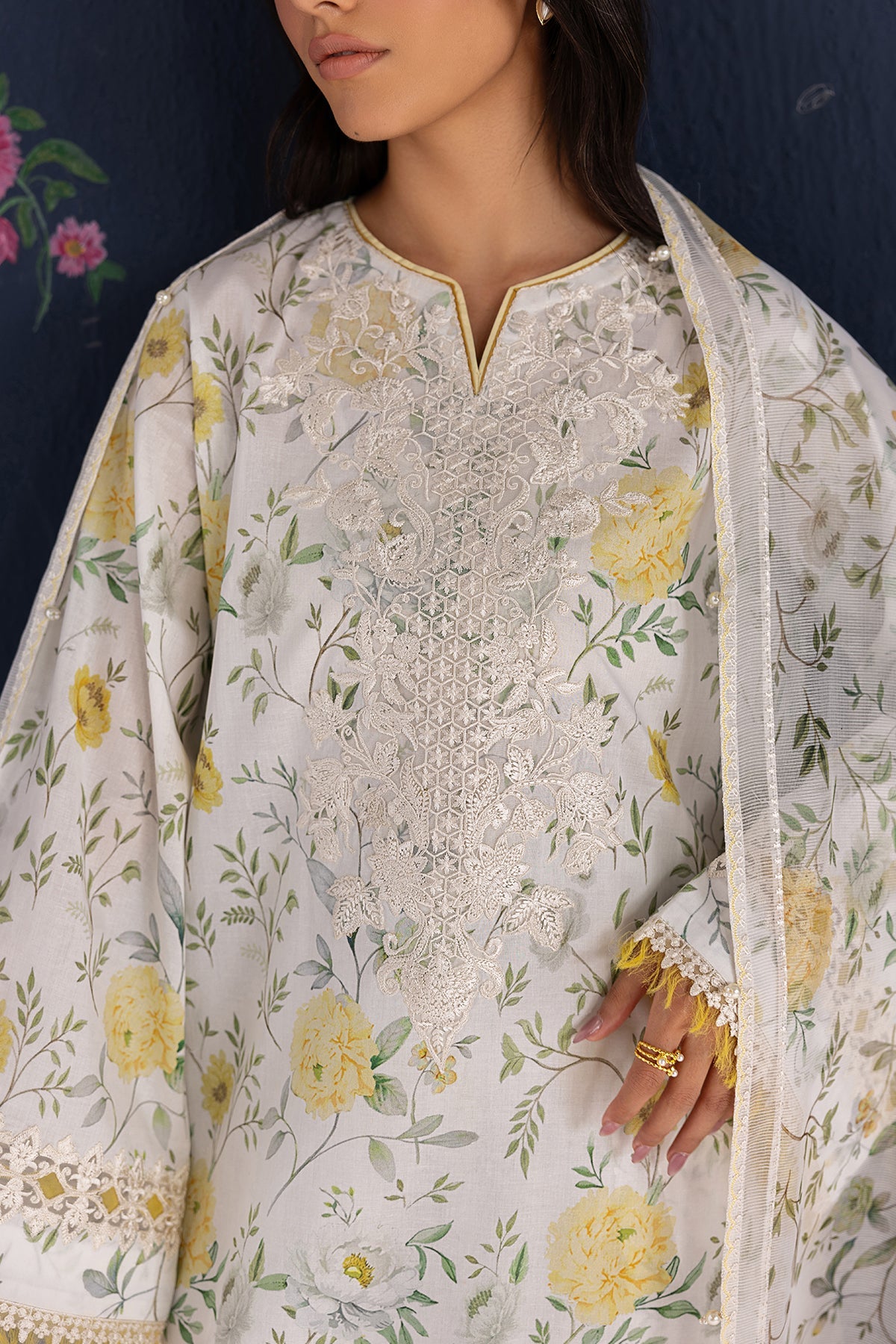 Baroque | Embroidered Lawn | SF-4460