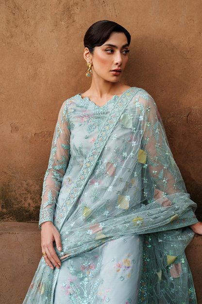 Iznik | Exclusive Formals | UE-535 Embroidered Net
