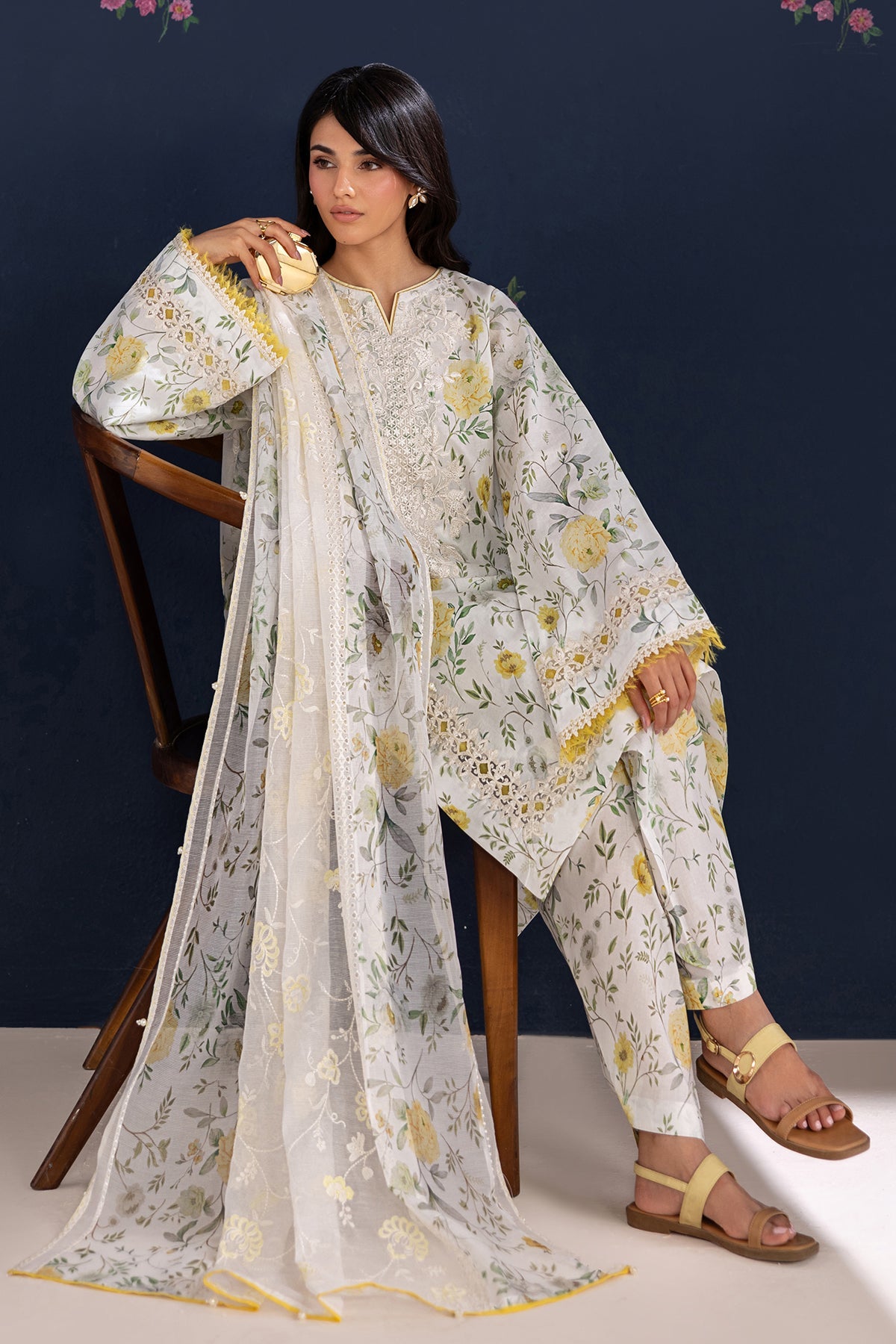 Baroque | Embroidered Lawn | SF-4460