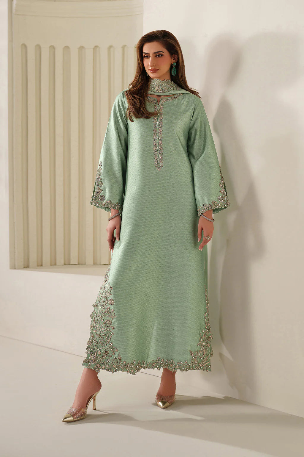 Iznik | Festive Formals | UE-615 Textured Silk