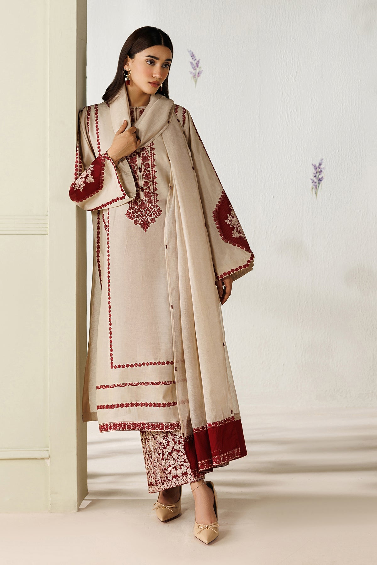 Baroque | Embroidered Lawn | SF-4421