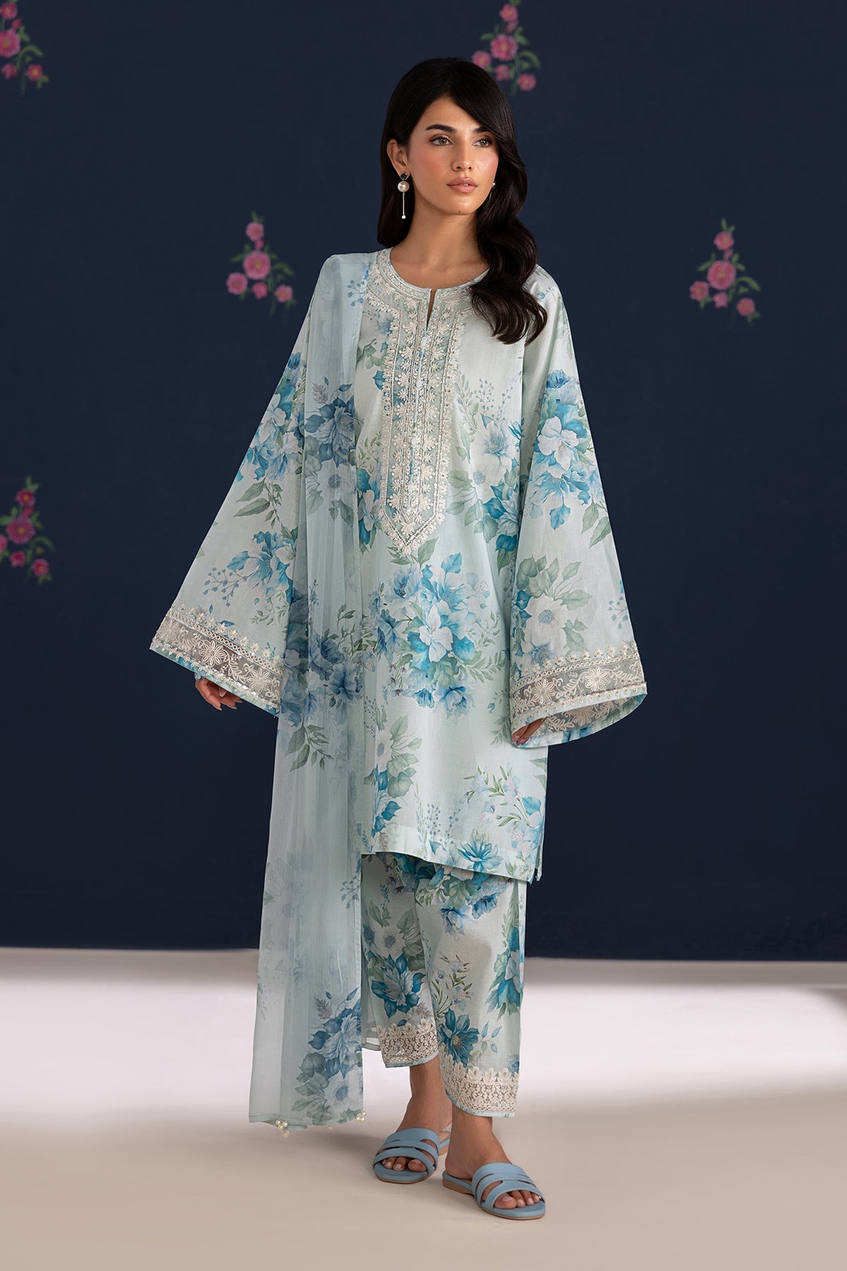 Baroque | Embroidered Lawn | SF-4461