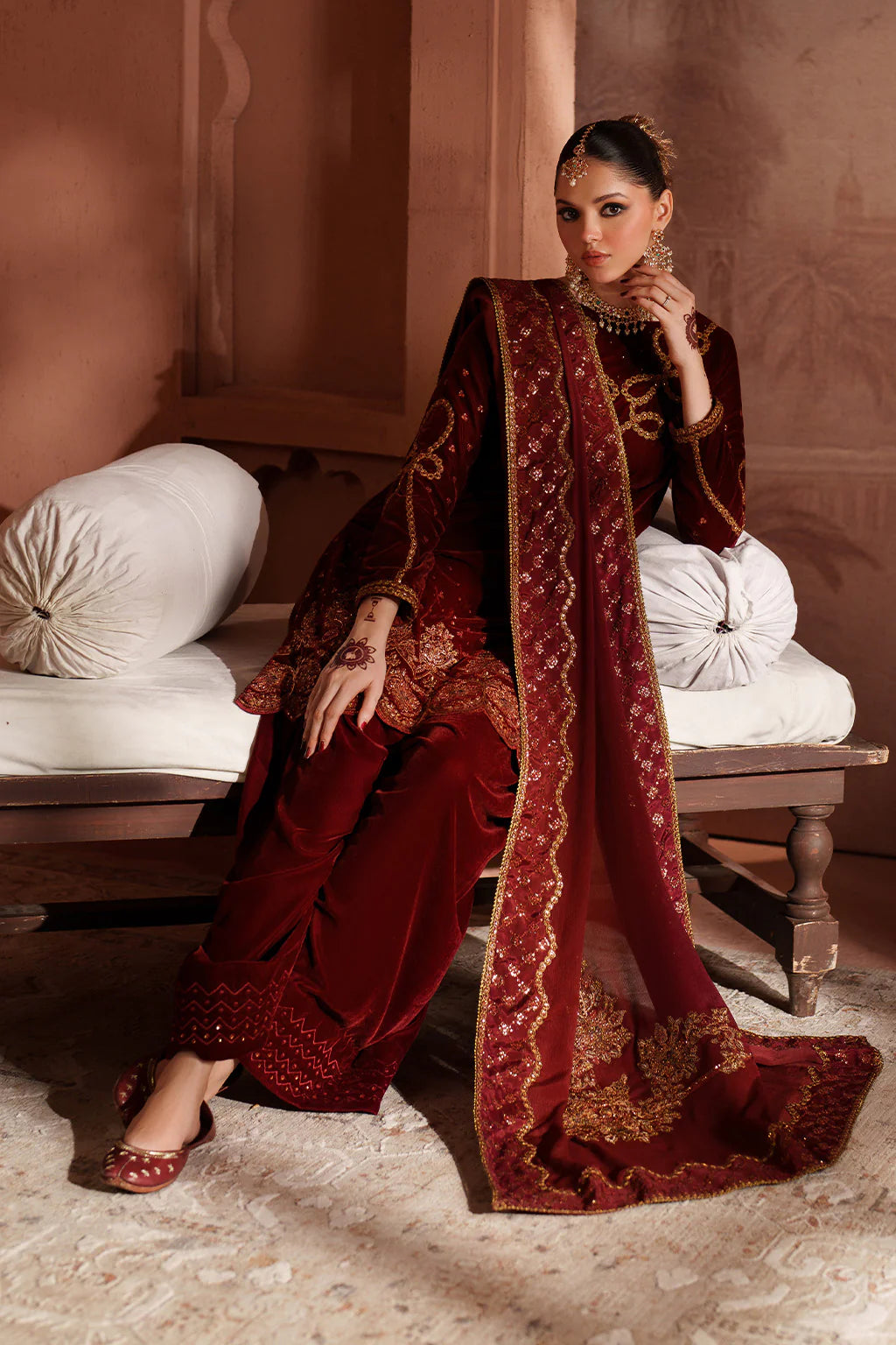 IZNIK | Raagni Velvet Formals | IV-58 Embroidered Velvet