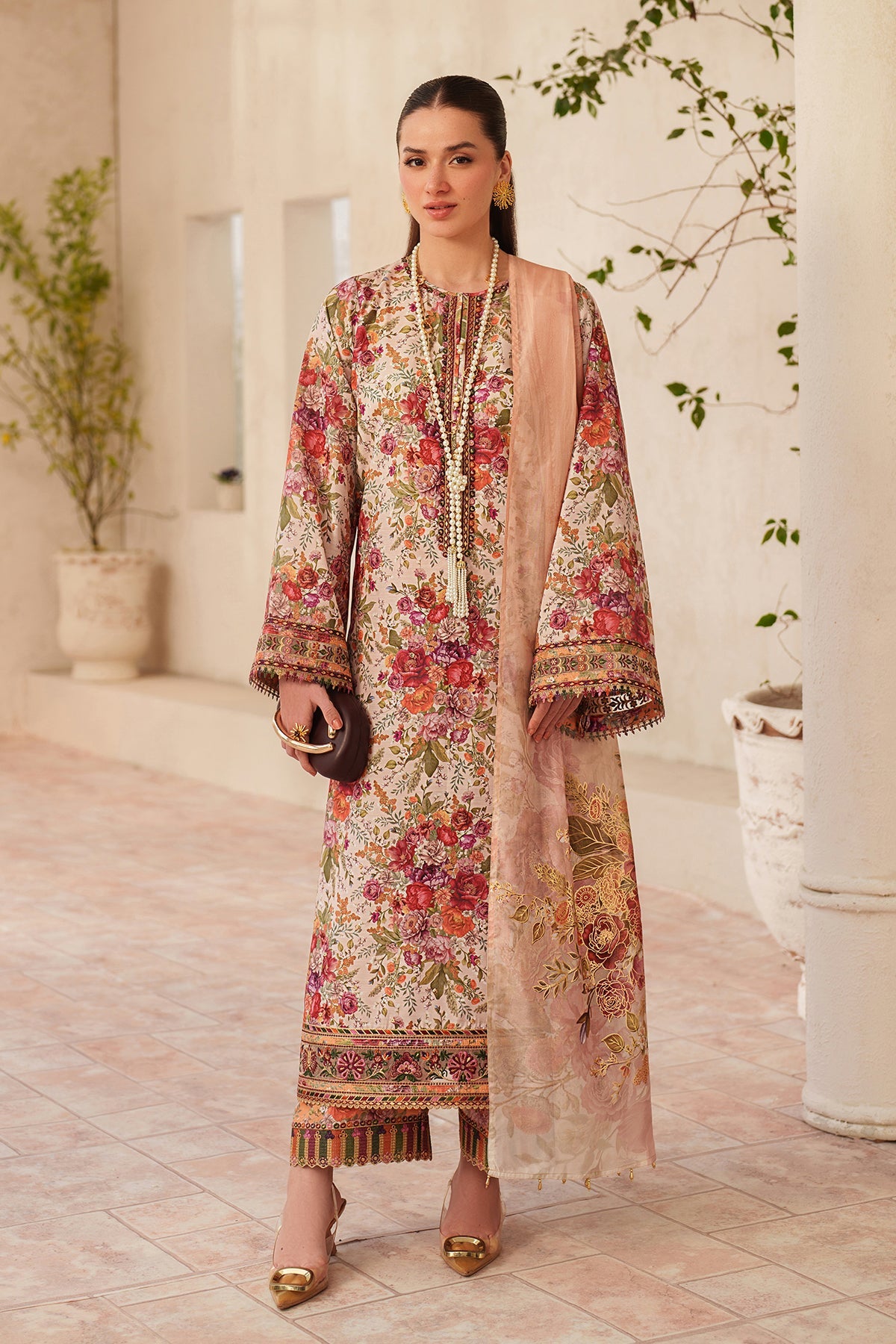 Baroque | Embroidered Lawn | SF-4407