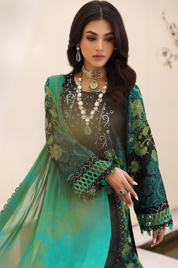 Charizma | Naranji Embroidered Lawn 24 | CN4-007 - House Of Anaya