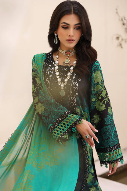 Charizma | Naranji Embroidered Lawn 24 | CN4-007 - House Of Anaya