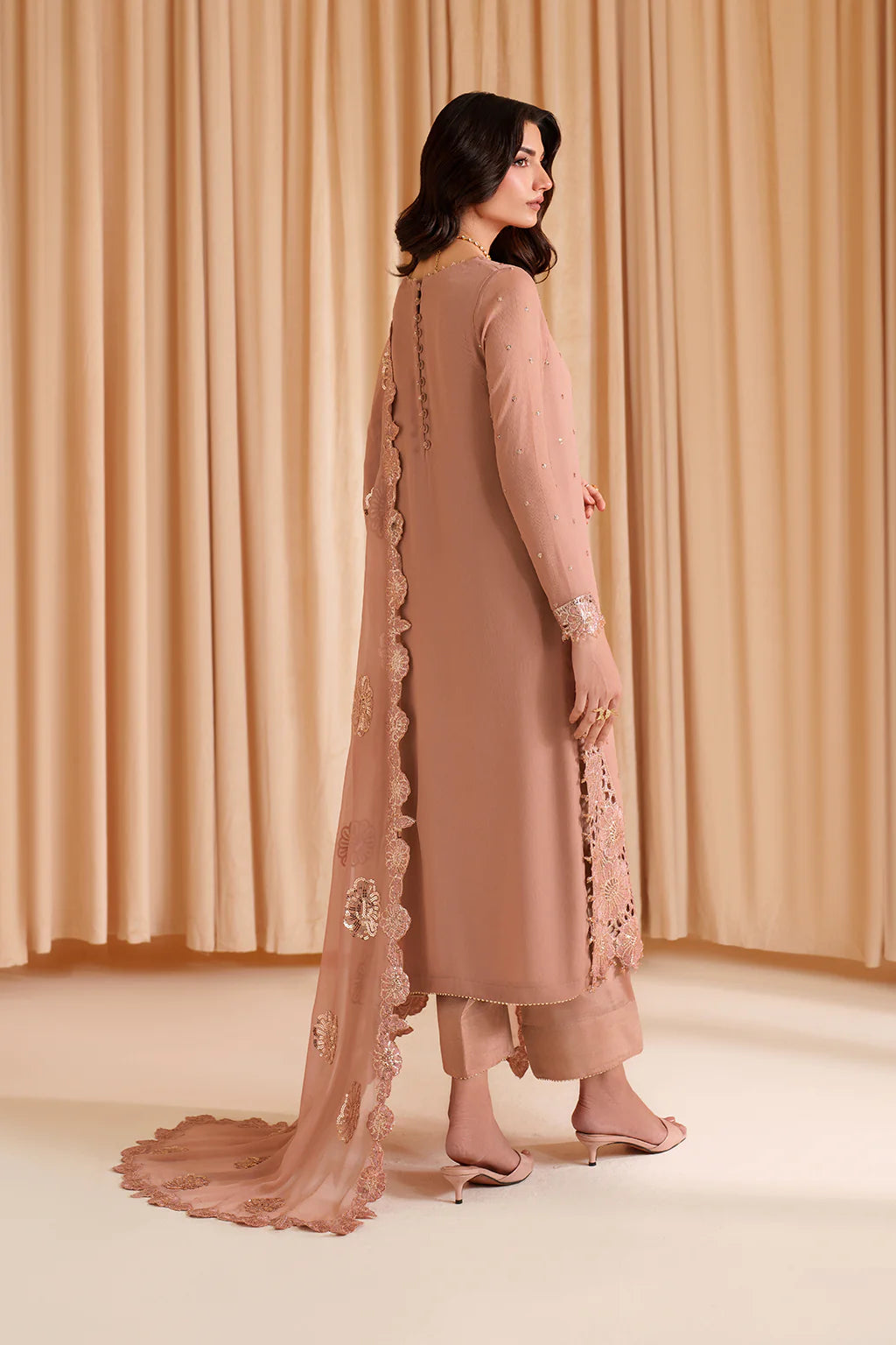 Iznik | Chinon Chiffon | CC-74 Embroidered Chiffon