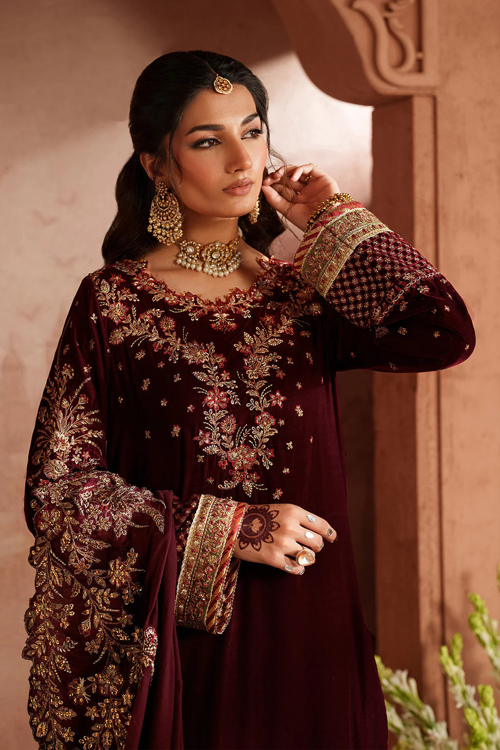 IZNIK | Raagni Velvet Formals | IV-55 Embroidered Velvet