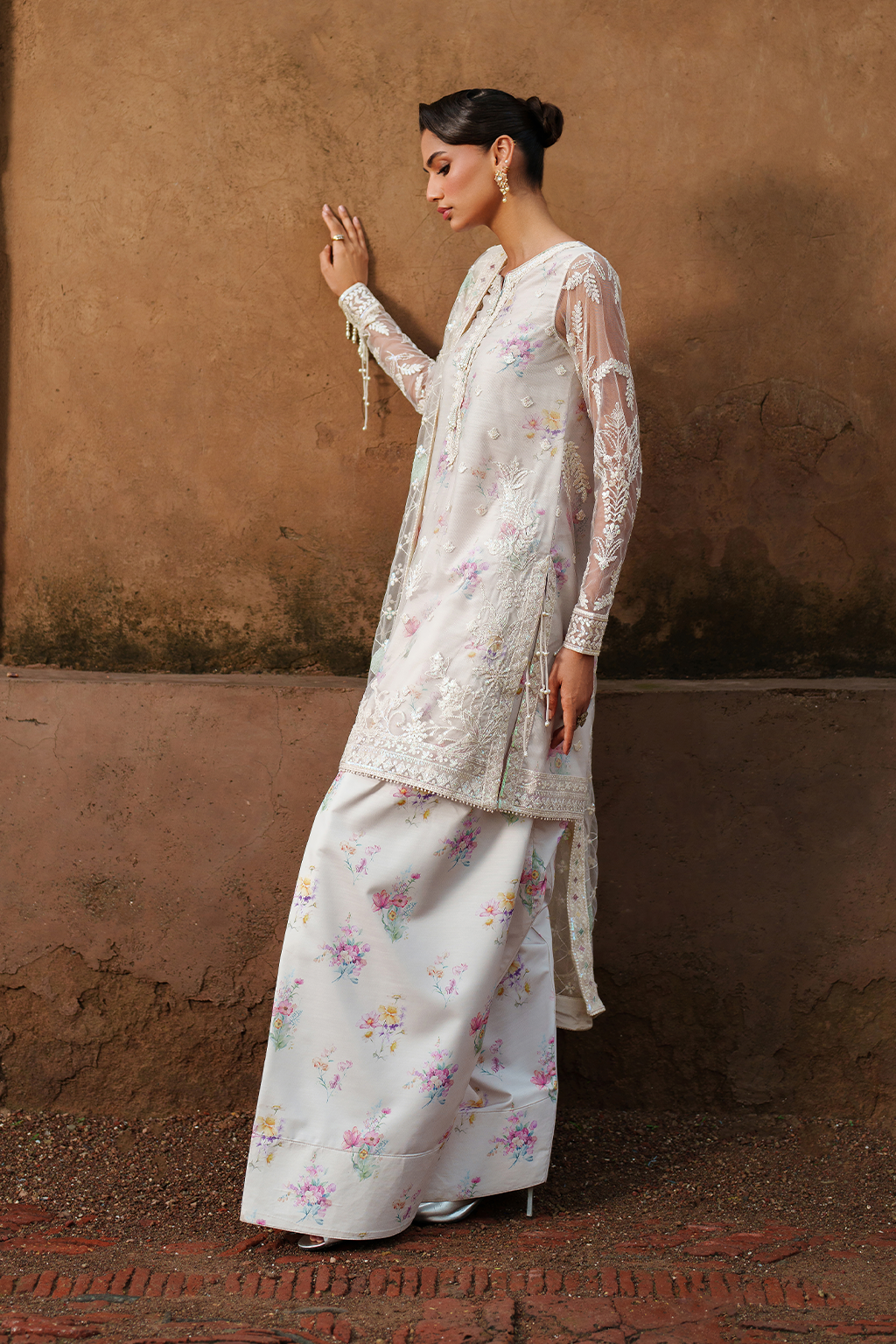 Iznik | Exclusive Formals | UE-534 Embroidered Net