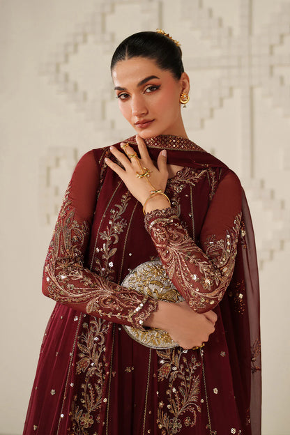 Iznik | Festive Formals | UE-622 Embroidered Chiffon
