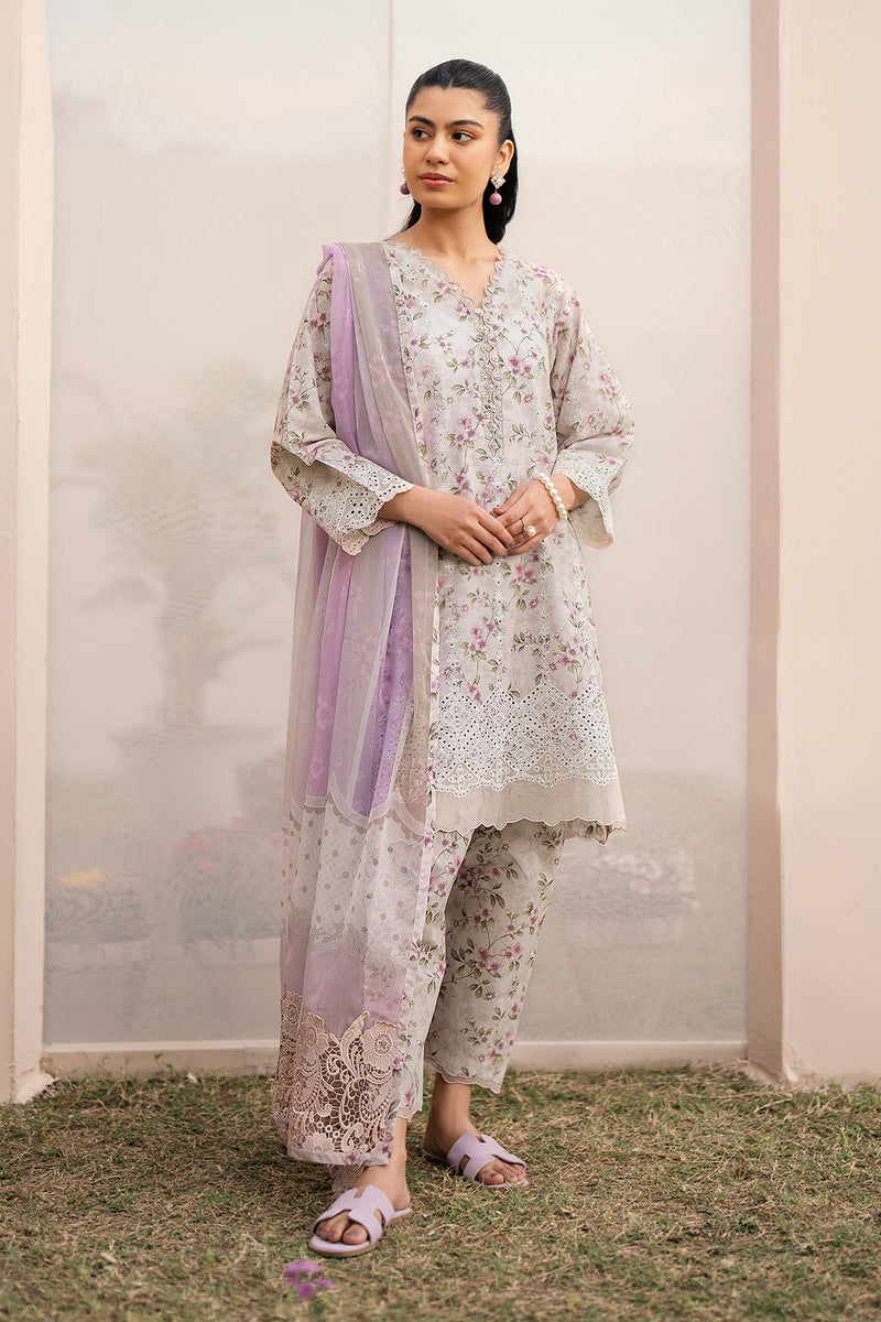 Baroque | Luxury Pret 24 | LAWN UF-610 - House Of Anaya