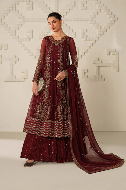 Iznik | Festive Formals | UE-622 Embroidered Chiffon