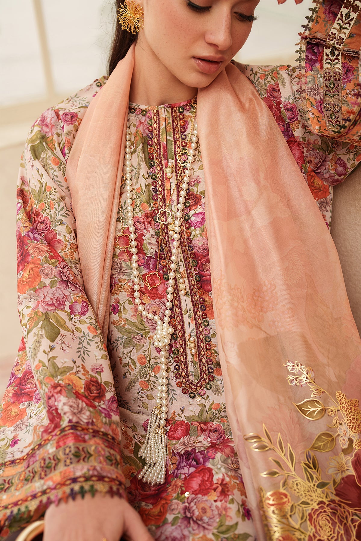 Baroque | Embroidered Lawn | SF-4407