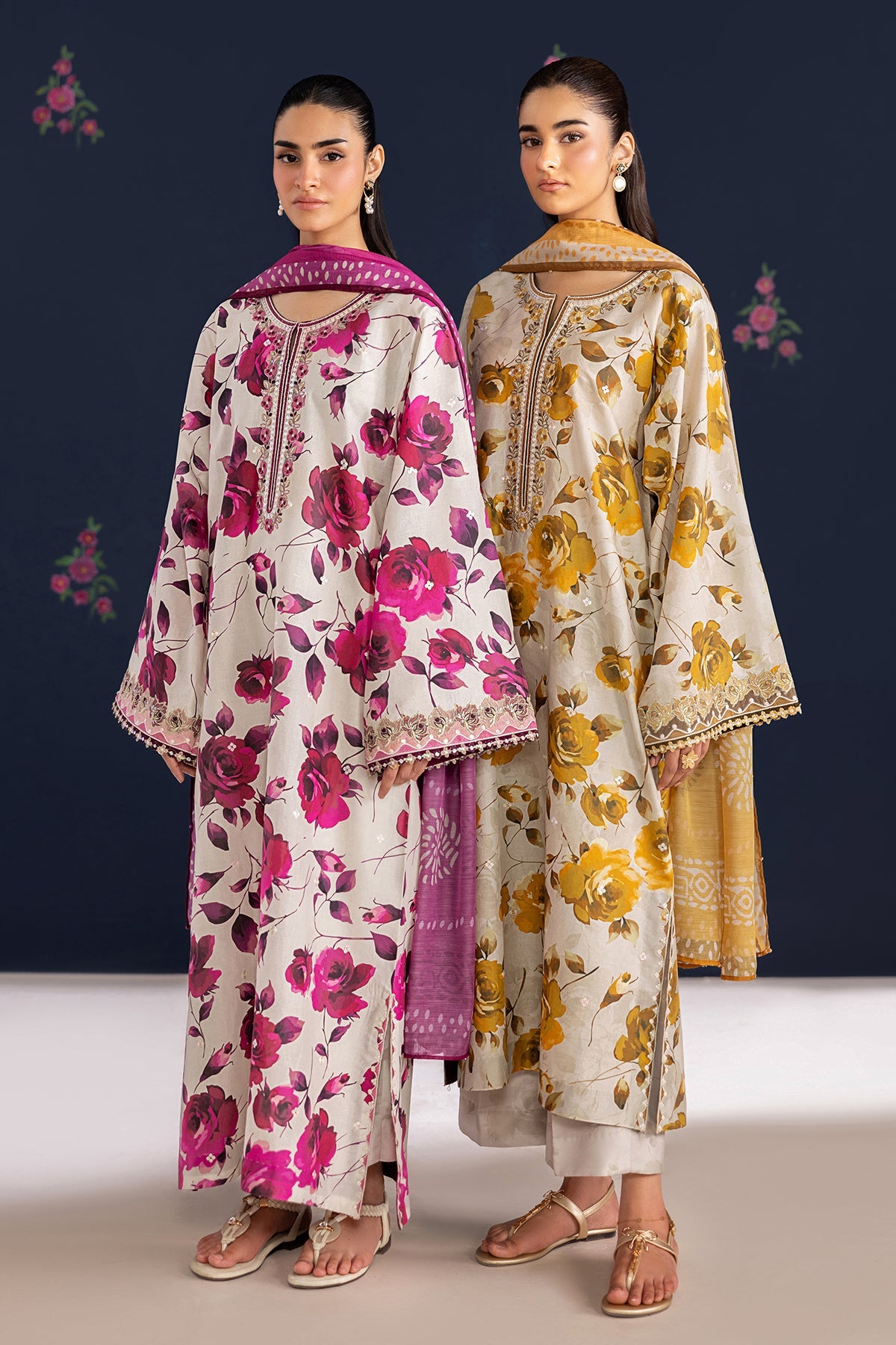Baroque | Embroidered Lawn | SF-4462