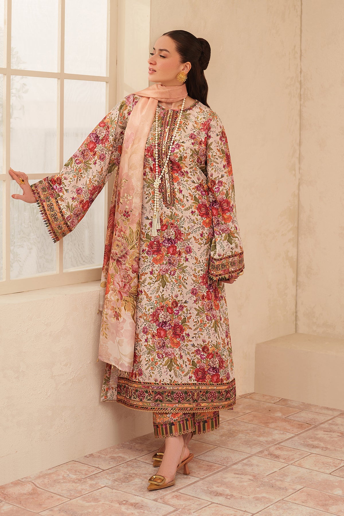 Baroque | Embroidered Lawn | SF-4407