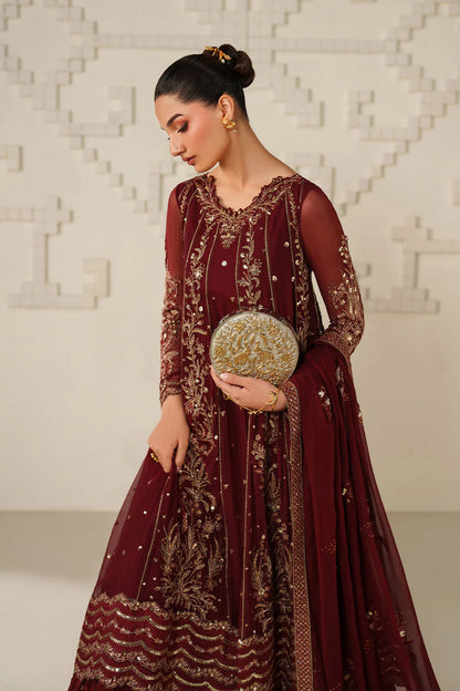Iznik | Festive Formals | UE-622 Embroidered Chiffon
