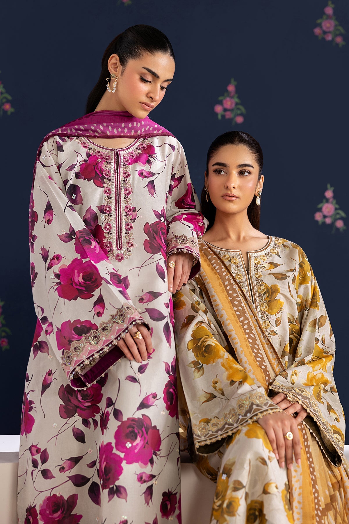 Baroque | Embroidered Lawn | SF-4463