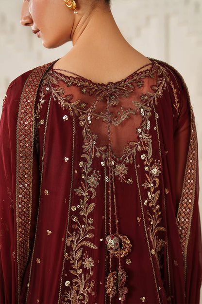 Iznik | Festive Formals | UE-622 Embroidered Chiffon