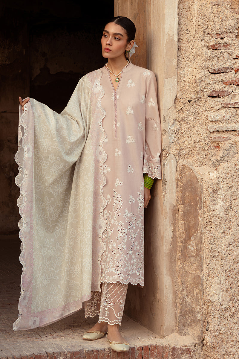 Cross Stitch | Premium Lawn 24 | SAGE FROST - House Of Anaya
