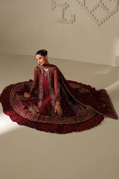 Iznik | Festive Formals | UE-622 Embroidered Chiffon