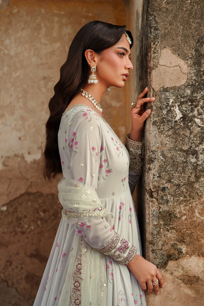 Iznik | Exclusive Formals | UE-551  Printed Chiffon