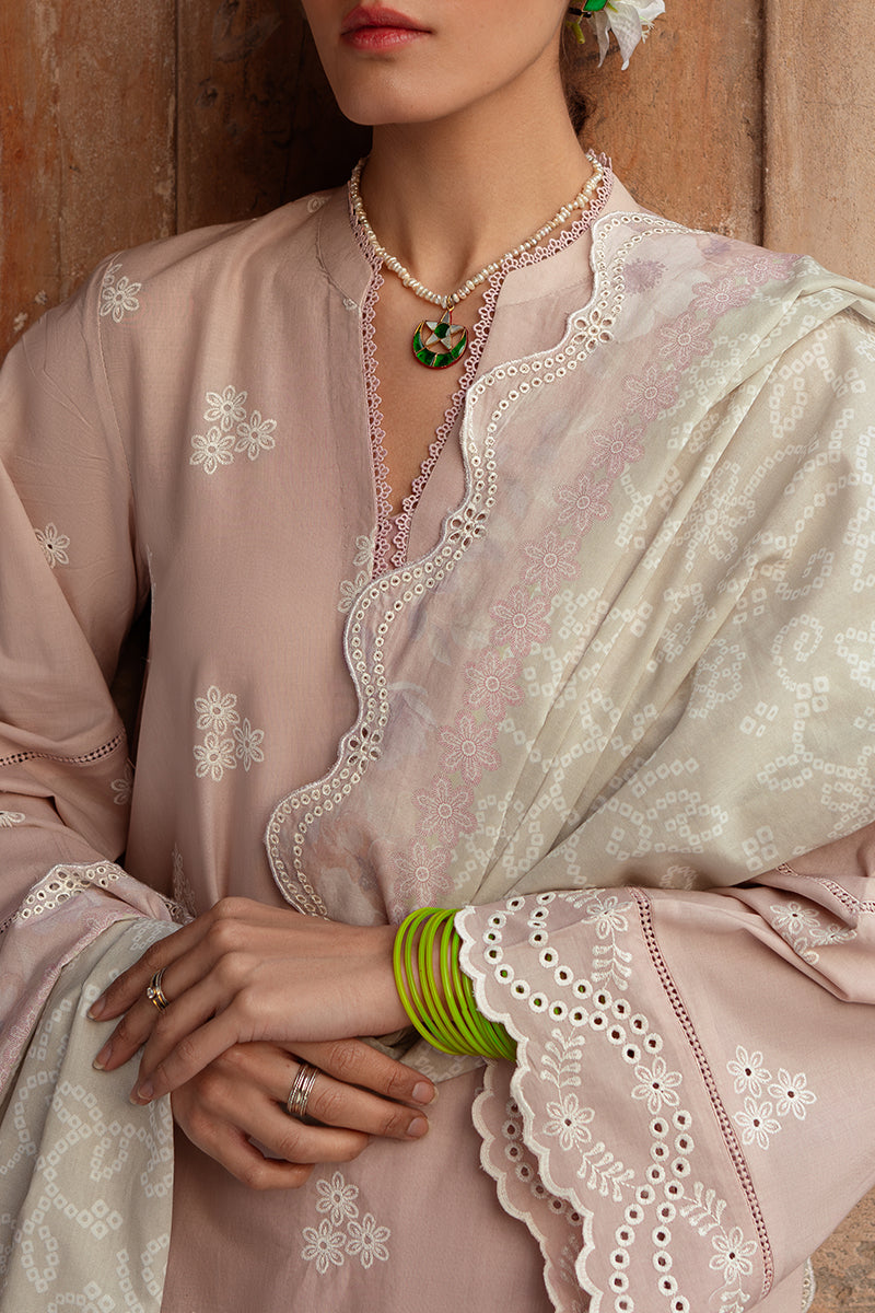 Cross Stitch | Premium Lawn 24 | SAGE FROST - House Of Anaya