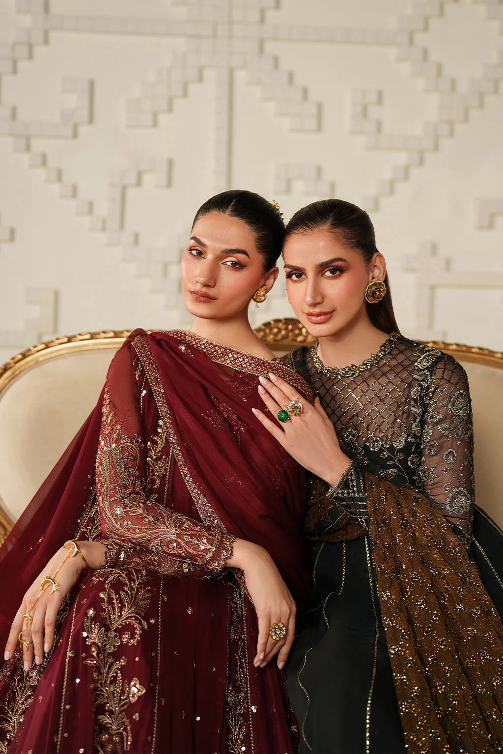 Iznik | Festive Formals | UE-621 Embroidered Chiffon