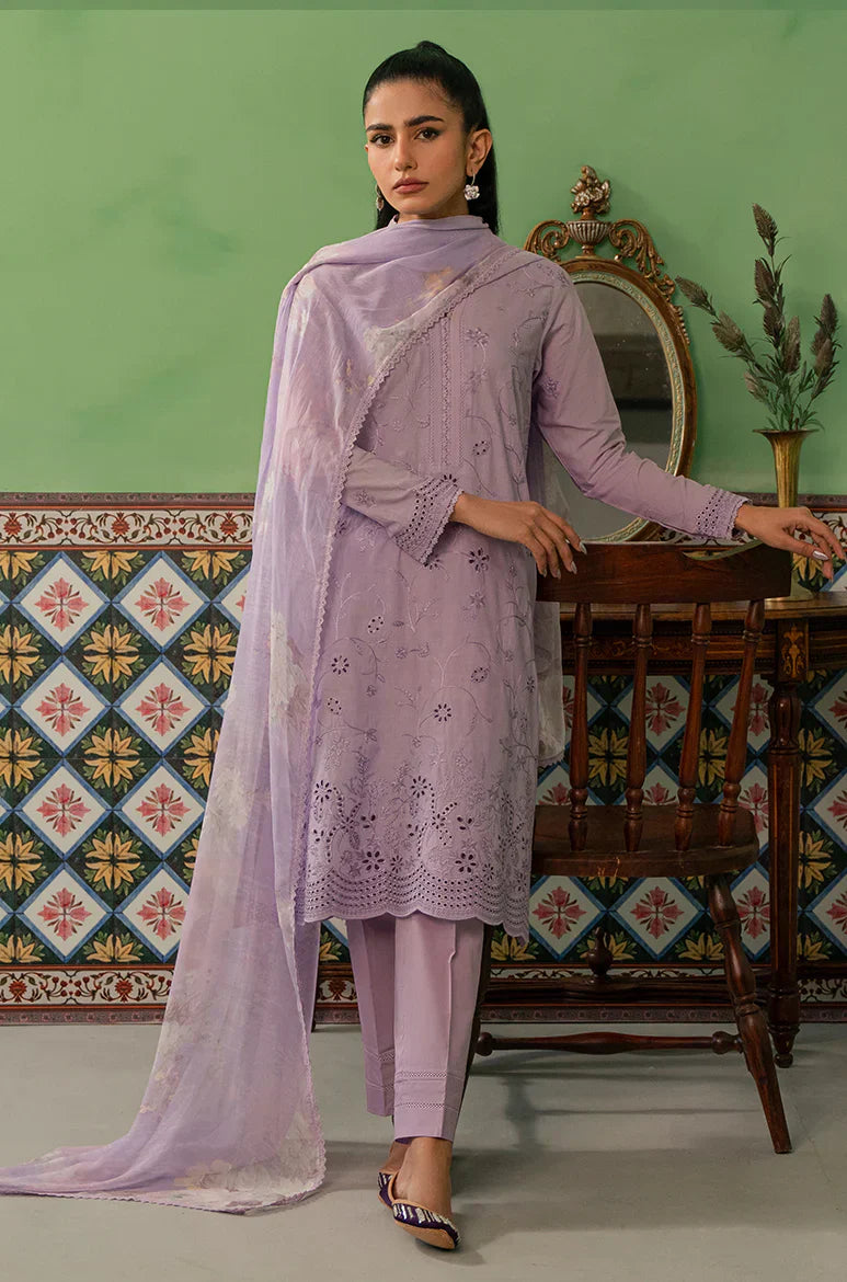 Cross Stitch | Mahiri Embroidered Collection | LILAC HAZE - House Of Anaya
