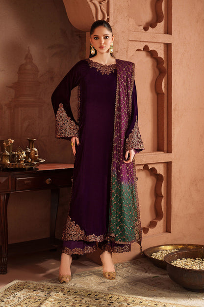Iznik | Velvet 25 | IV-57 Embroidered Velvet