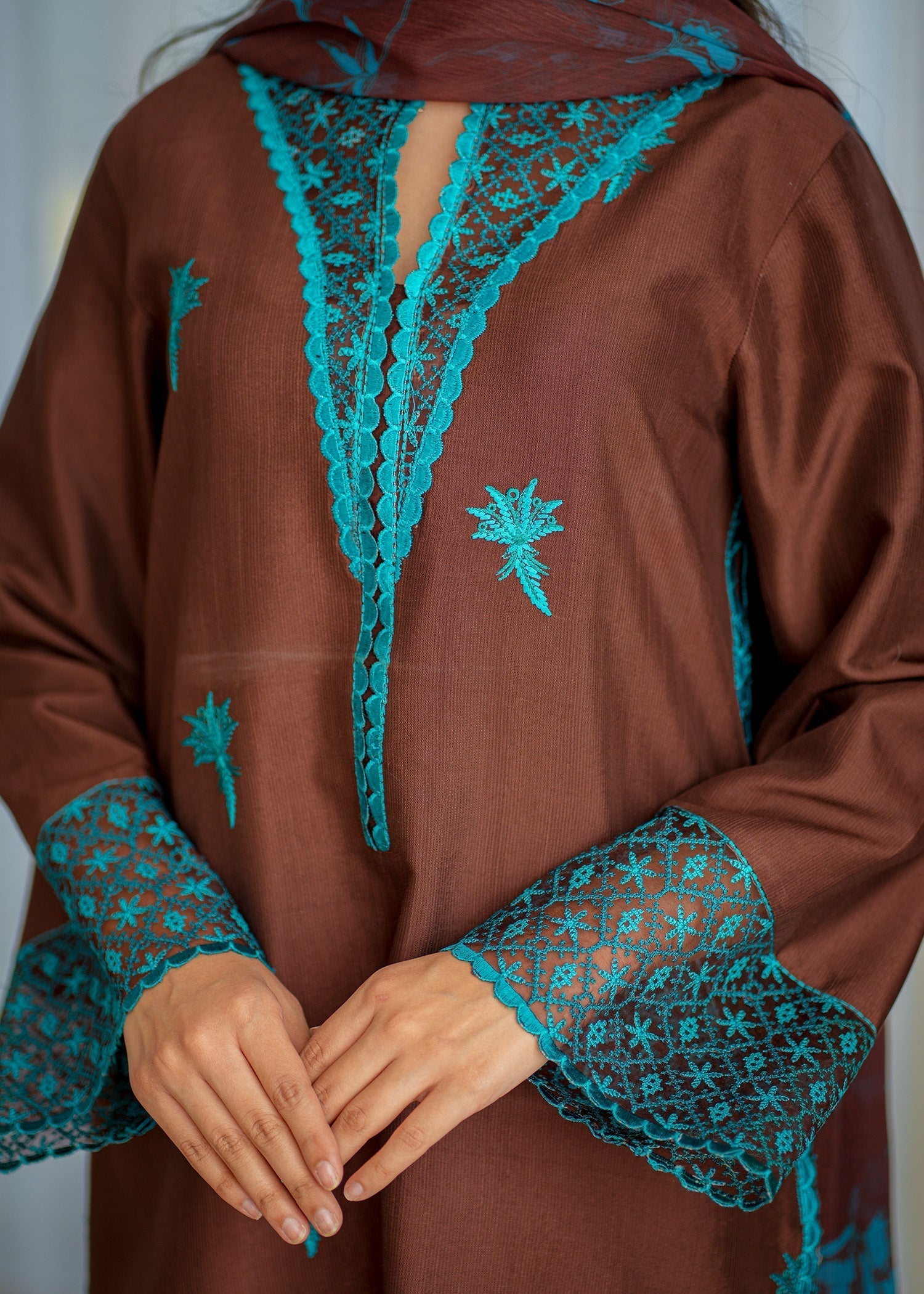 Fozia Khalid | Silk Spire | COCOA - House Of Anaya