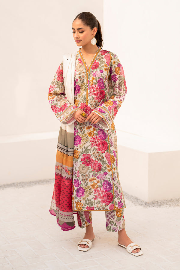 Baroque | Luxury Pret 24 | LAWN UF-667 - House Of Anaya